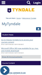 Mobile Screenshot of mytyndale.ca